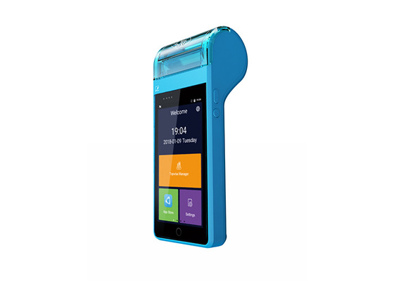 machine terminale tenue dans la main mobile de position de NFC Smartphone de 3G 4G avec l'imprimante thermique de reçu